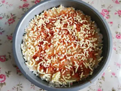 Make Rice pizza step 2