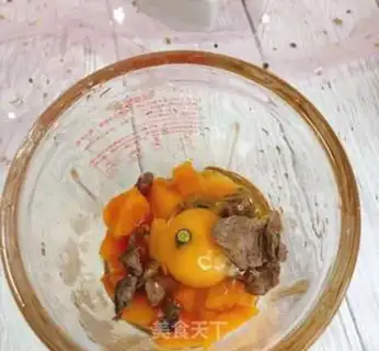 Make Pumpkin line of lamb step 3