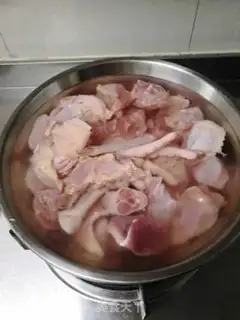 Make Mixer chicken soup step 2