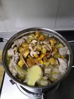 Make Mixer chicken soup step 6