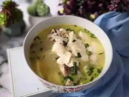 Make Tofu soup step 1
