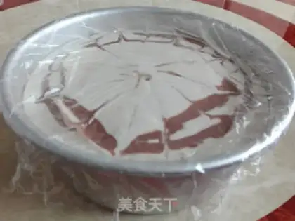 Make Zebra steam cake step 8