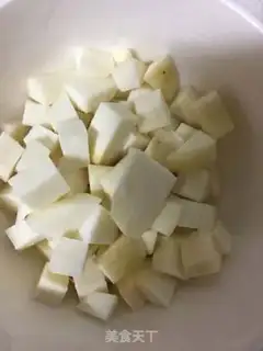 Make Potato rice congee step 0