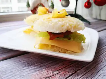 Make Riceburger step 9