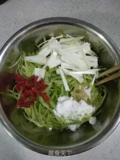 Make Green carrots step 7