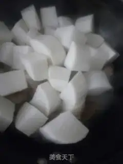Make A lamb stew with radish step 6