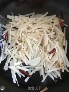 Make Scrambled radish step 4
