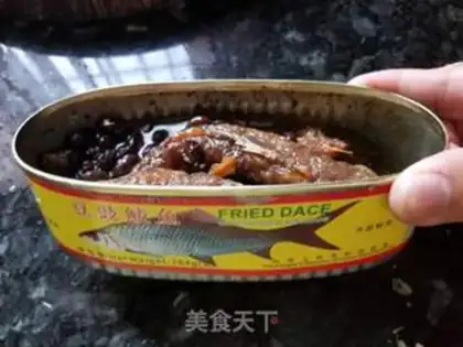 Make The beanfish fried the bitter melon step 0