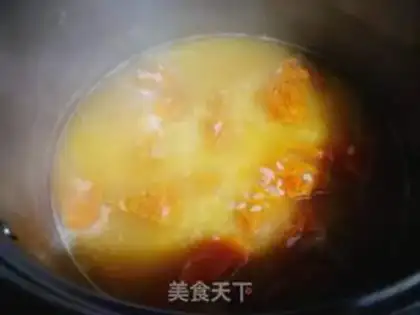 Make Pumpkin rice porridge step 5