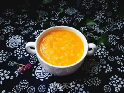 Make Pumpkin rice porridge step 7