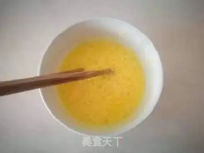 Make Celery egg soup step 1