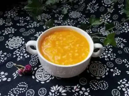 Make Pumpkin rice porridge step 8