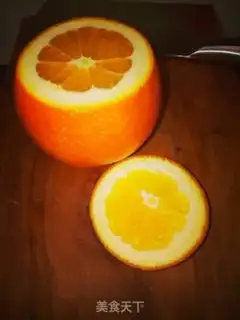 Make Orange steamed eggs step 1