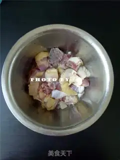 Make Powdered rooster step 1