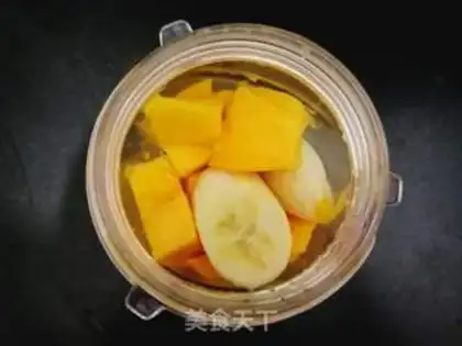 Make Mango banana yogurt step 2