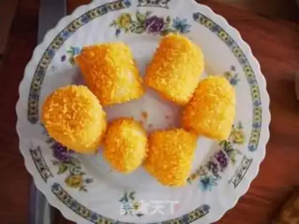 Make Gold fried bananas step 2