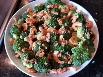 Make Shrimp veggie orchid step 8