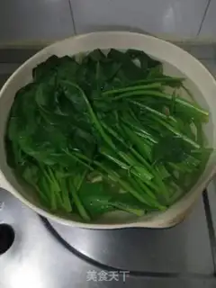 Make Apricot spinach step 3