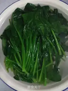 Make Apricot spinach step 4
