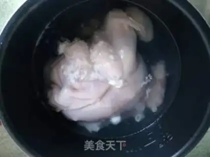 Make Piggy belly chicken step 3