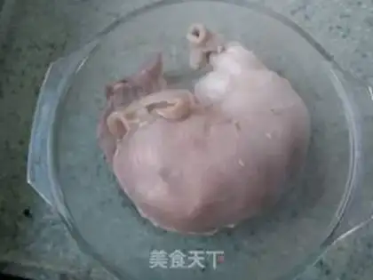 Make Piggy belly chicken step 4