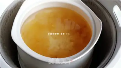 Make Peach gel, silver ear step 3