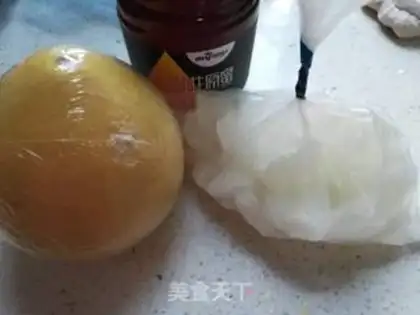Make Honey tea step 1