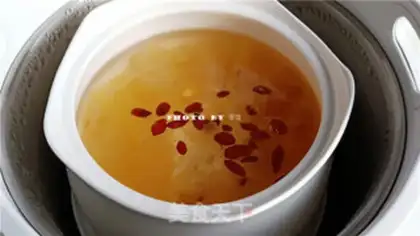 Make Peach gel, silver ear step 4