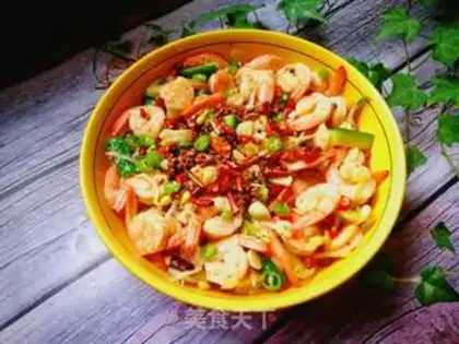 Make Spicy with back shrimp step 20