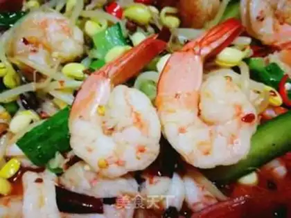 Make Spicy with back shrimp step 21