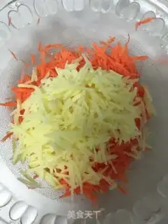 Make Carrot potato eggcake step 2