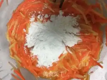 Make Carrot potato eggcake step 5