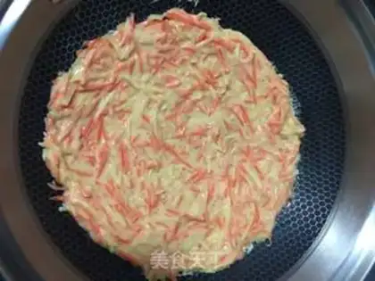 Make Carrot potato eggcake step 7