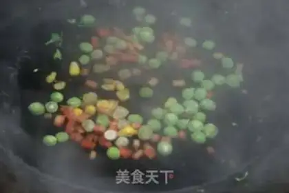 Make Christmas curry rice step 10