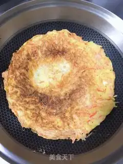 Make Carrot potato eggcake step 8