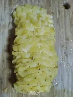 Make Pineapple dry step 1