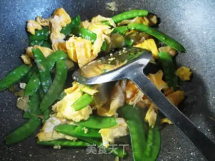 Make A duck-cracker with Dutch beans step 7