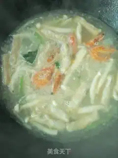 Make Red shrimp sea mushroom soup step 6