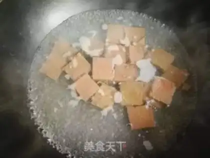 Make Garlic seed burns duck blood step 3