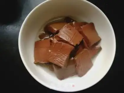 Make Garlic seed burns duck blood step 4