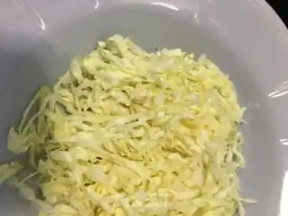 Make Chicken silk cabbage step 5