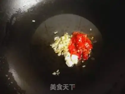 Make Garlic seed burns duck blood step 5