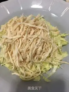 Make Chicken silk cabbage step 7