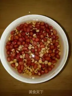 Make Red bean rice soup step 0