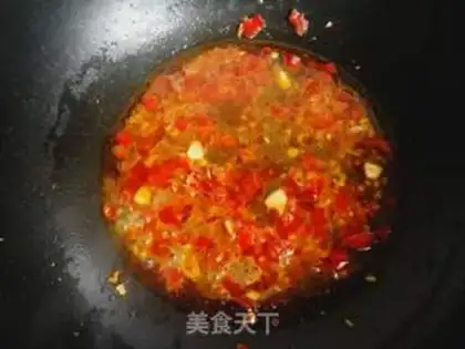 Make Garlic seed burns duck blood step 7