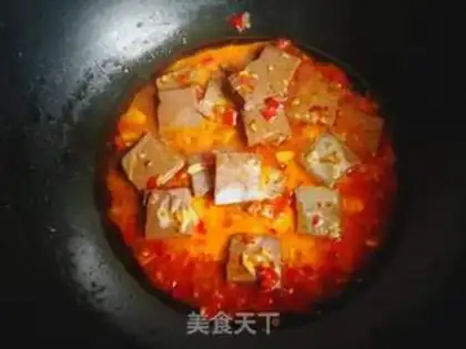 Make Garlic seed burns duck blood step 9