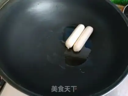 Make Fish sausage toast step 17