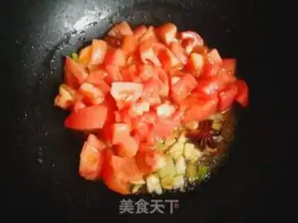 Make Western red soup step 6