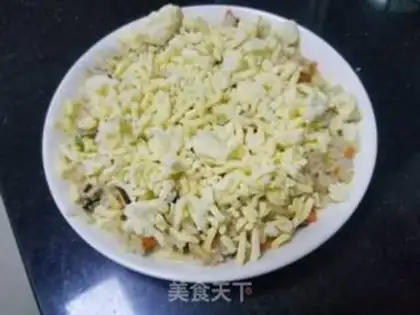 Make Carrot mushroom rice step 3