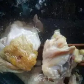 Make Nutritional chicken mushroom fire pot step 3